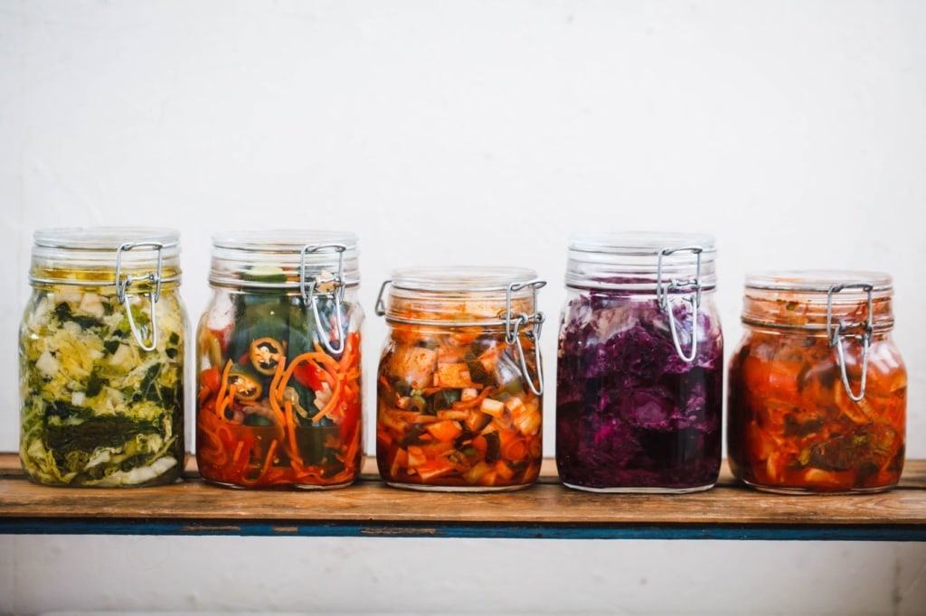 Kimchi-Einmachgläser