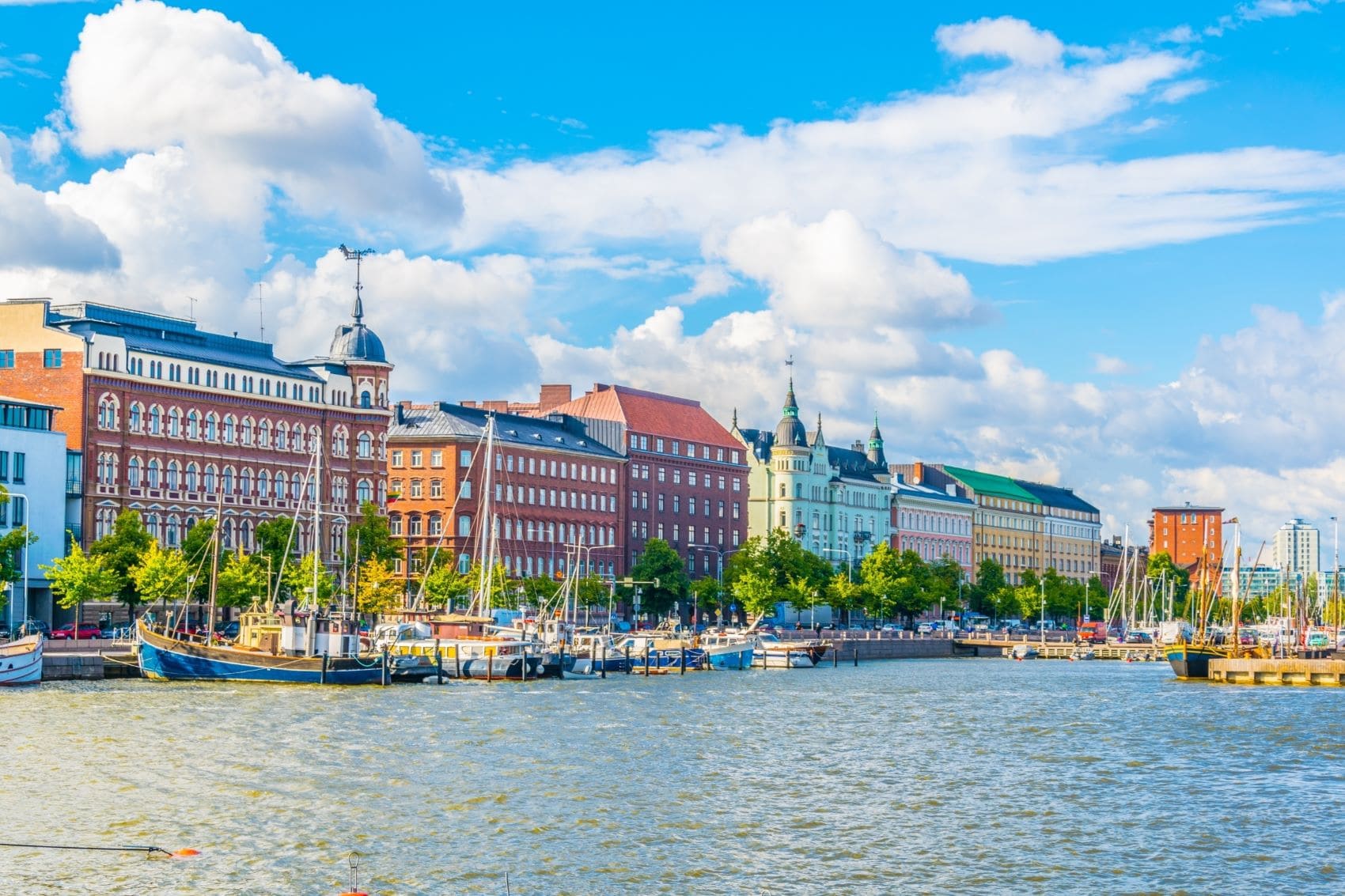 Blick vom Schiff auf Kruununhaka