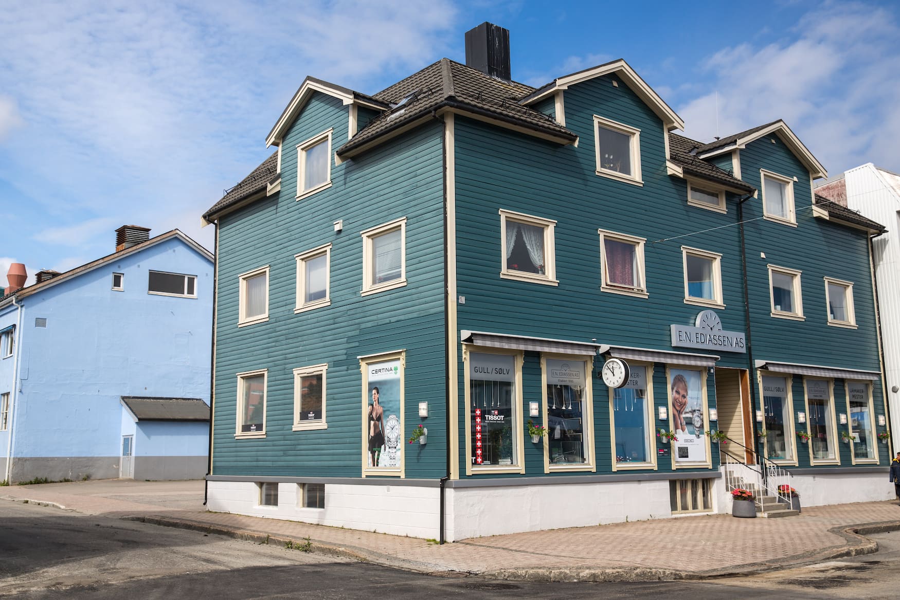 Sortland in Norwegen ist eine unserer blauen Städte weltweit.