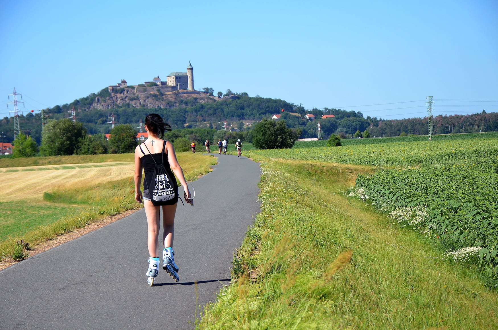 Fahrradtour an der Elbe