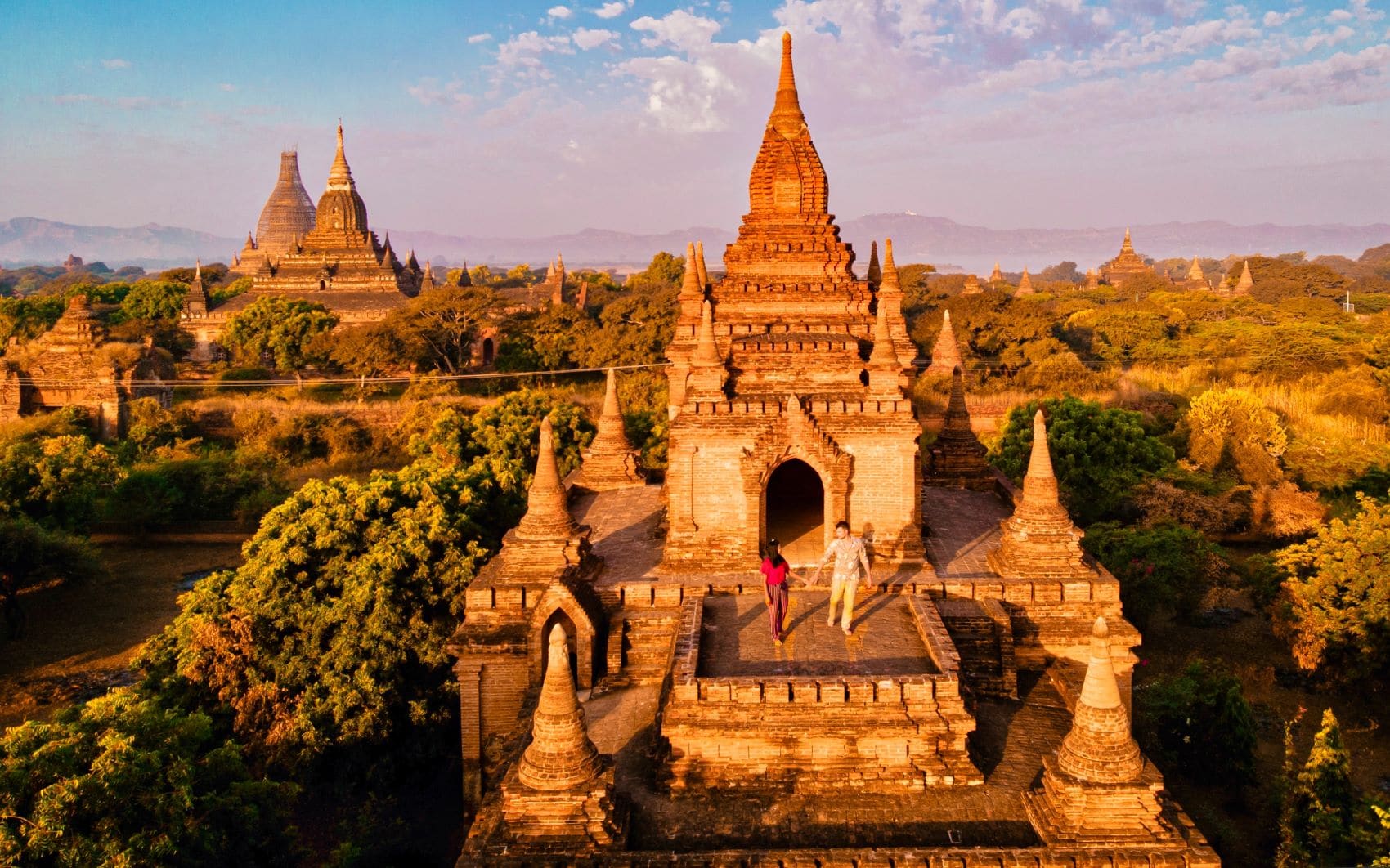 Tempel und Pagoden in Bagan, Myanmar