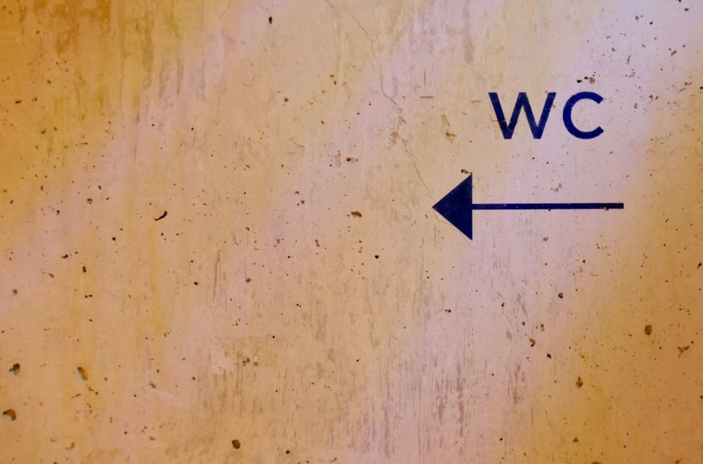 WC-Beschilderung