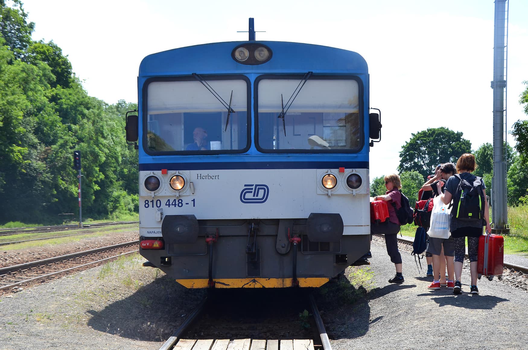 Zug nach Tschechien