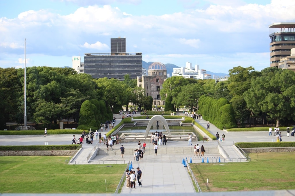 Der Friedenspark von Hiroshima.