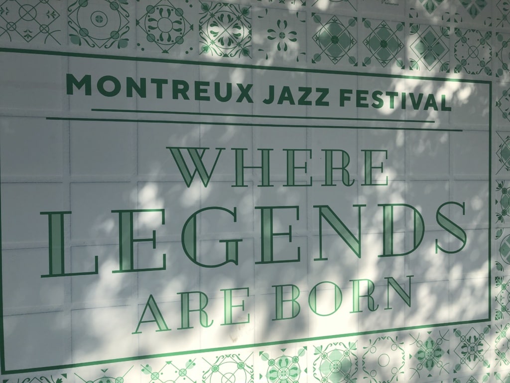 Fliesen in Montreux zu Jazzfestival