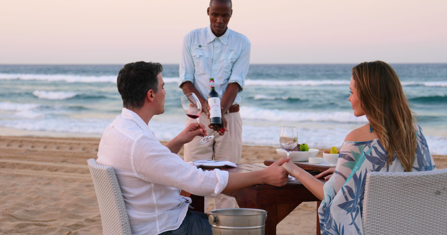 Dinner am Strand