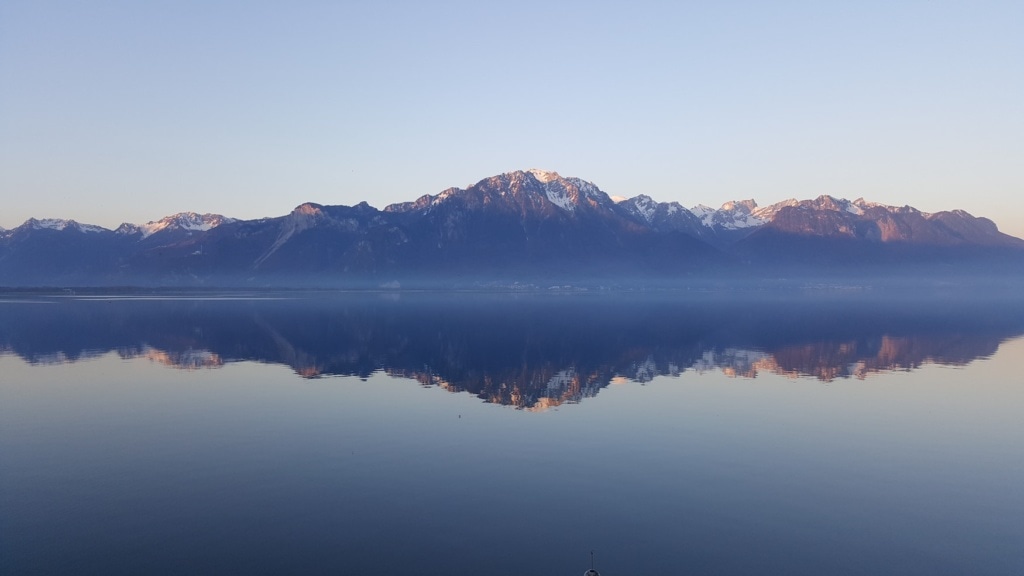 Genfer See in Montreux