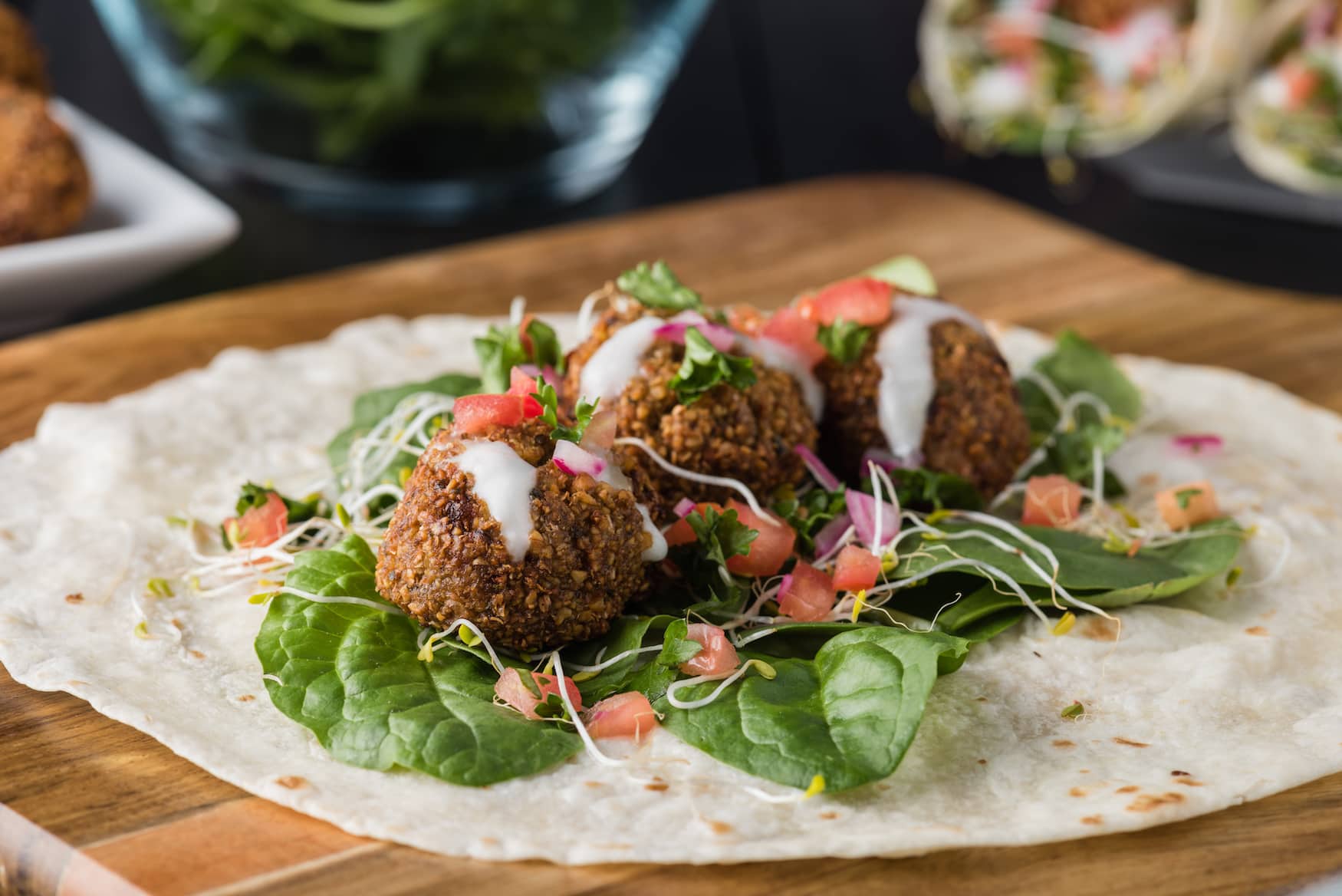Streetfood aus Israel: Falafel mit Hummus