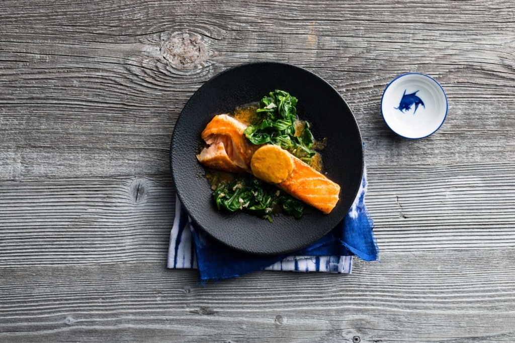 Lachs Teriyaki