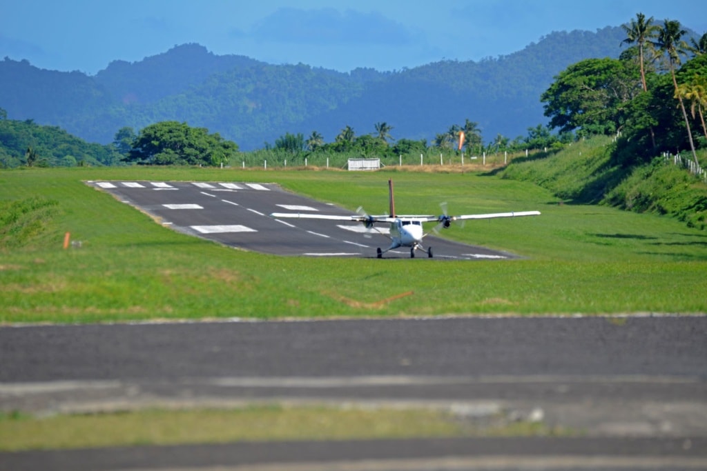 Airport Taveuni auf Fidschi