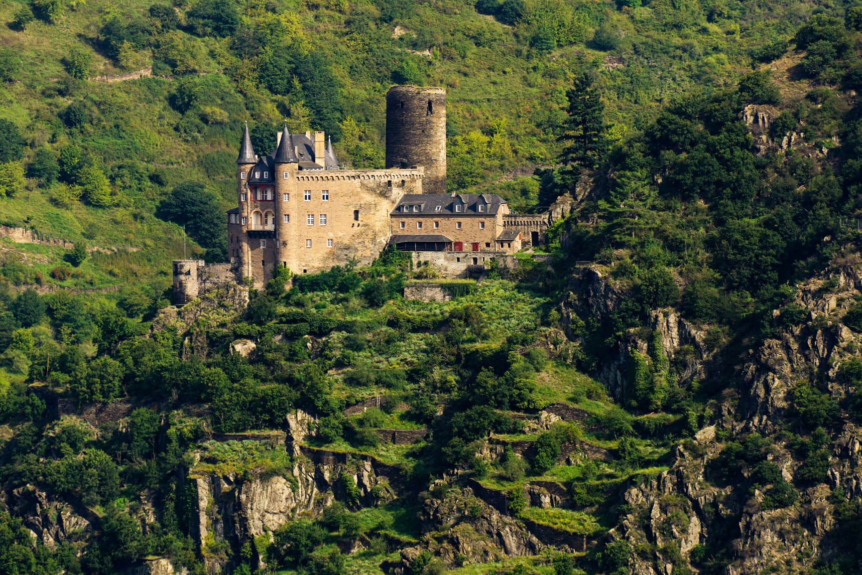 Burg Katz im Mittelrheintal