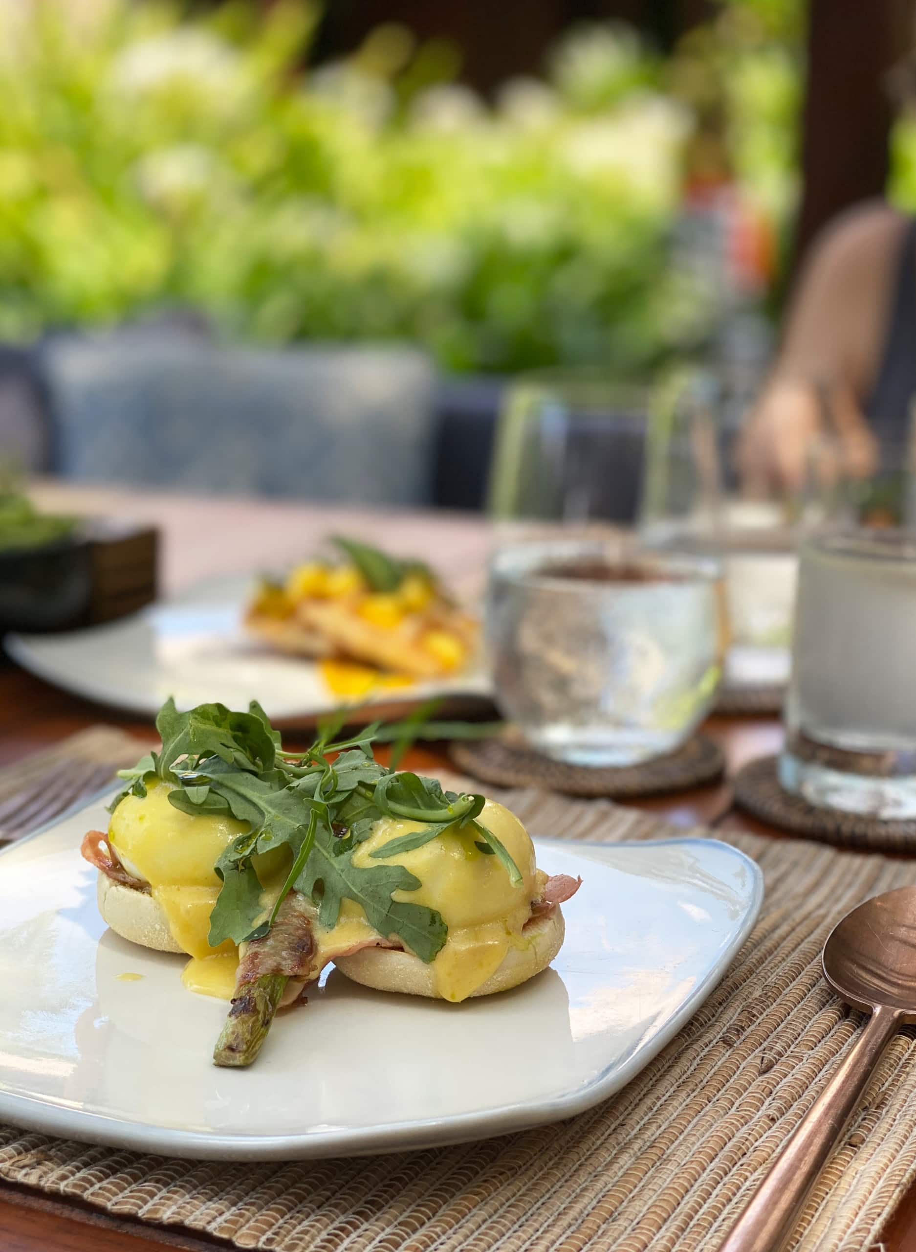 Egg's Benedict in einem Luxushotel auf Bali