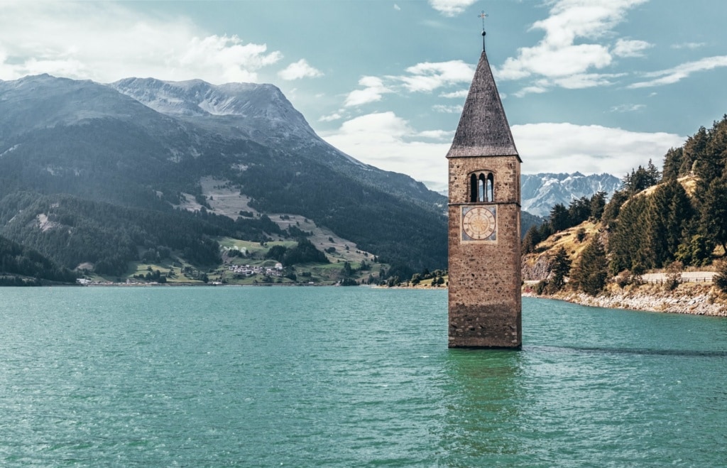 Kirchturm im Reschensee