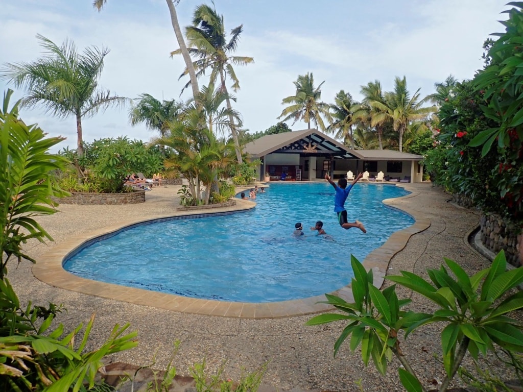 Swimmingpool im Volivoli Beach Resort