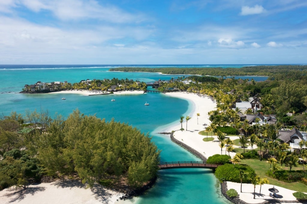 Luftansicht im Shangri-La Le Touessrok