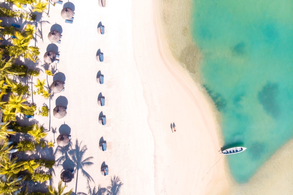 Strand auf Mauritius