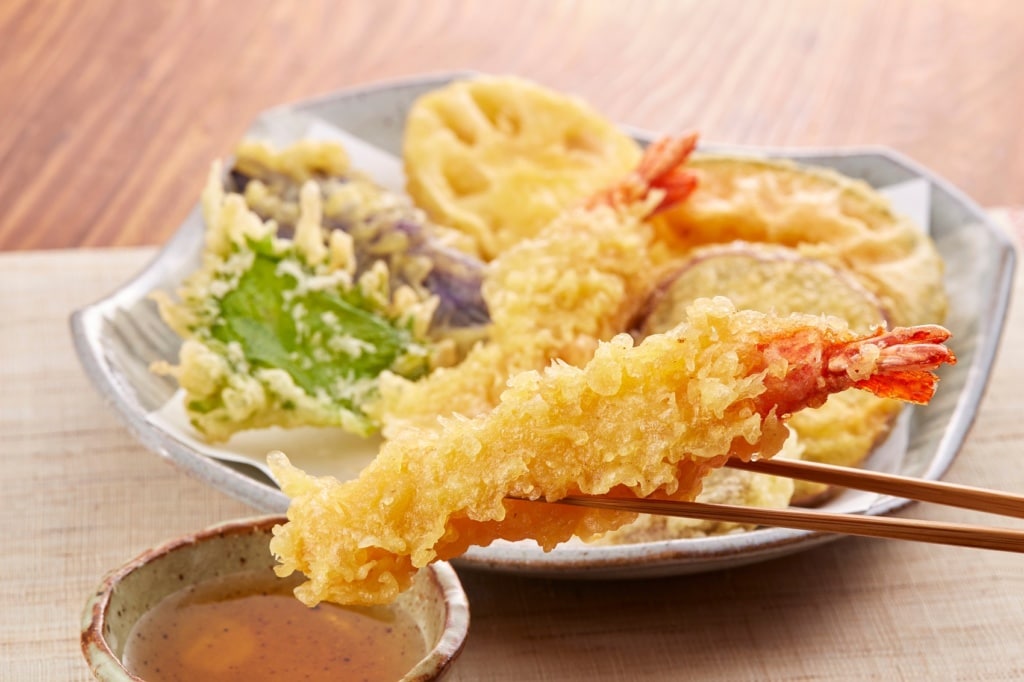 Tempura ist fester Bestandteil der japanischen Küche.
