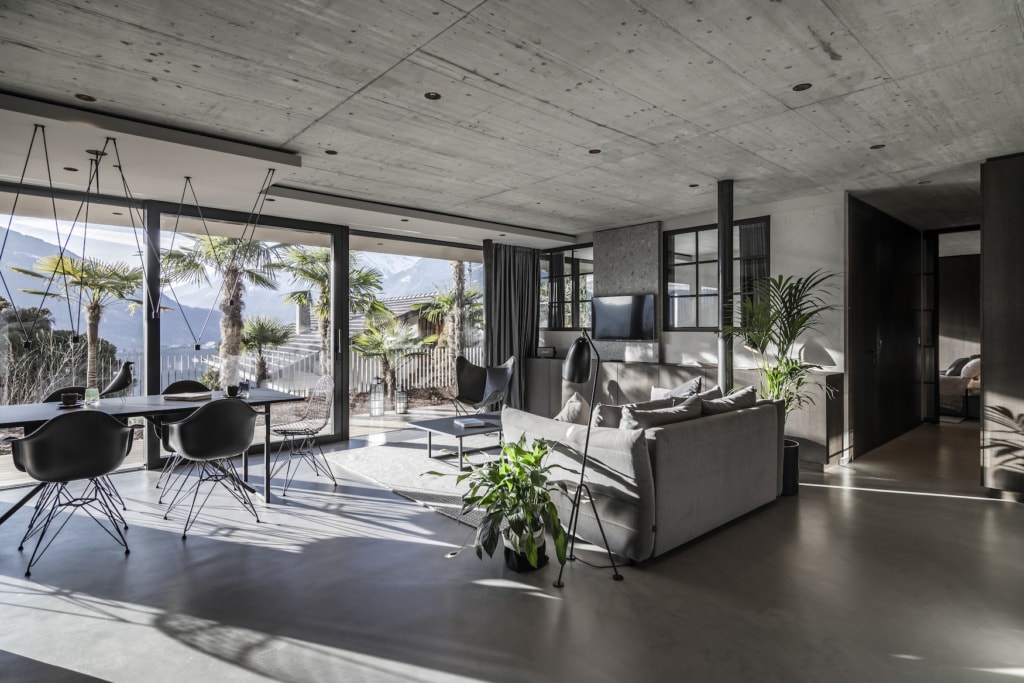 Das Apartment 7 in Südtirol ist eines der schönsten Architekturhotels