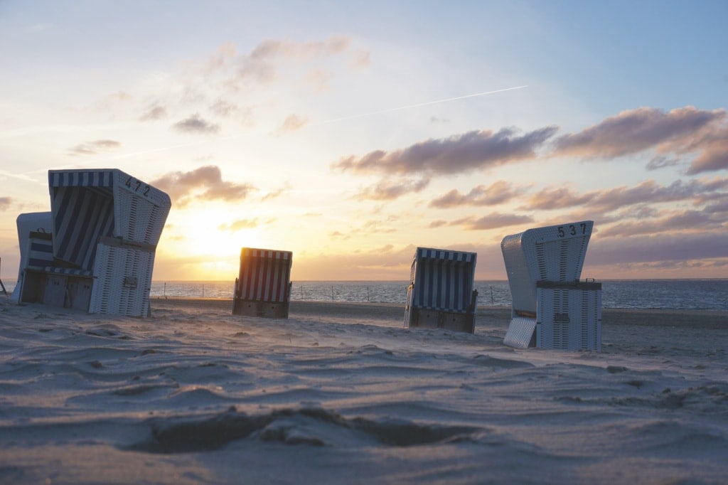 Die Sonnenuntergänge an Baltrums Strand bleiben unvergessen!