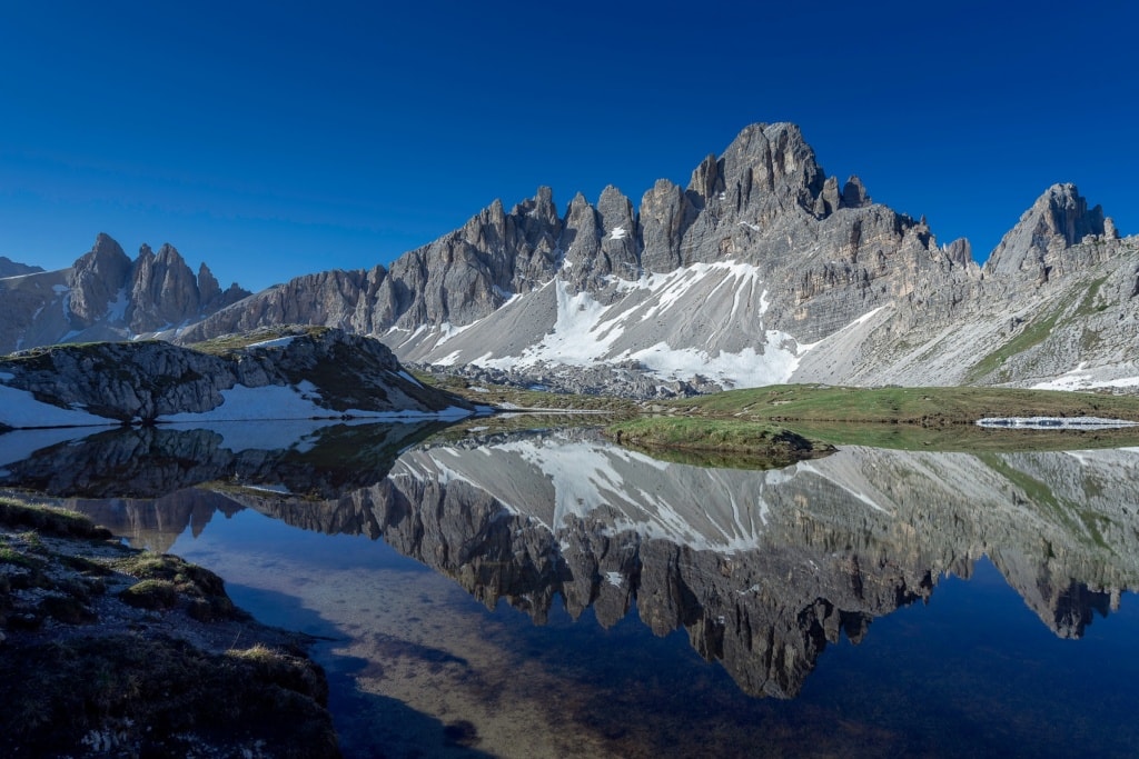 Am Paternkofel findet sich einer der spektakulärsten Klettersteige in den Dolomiten.