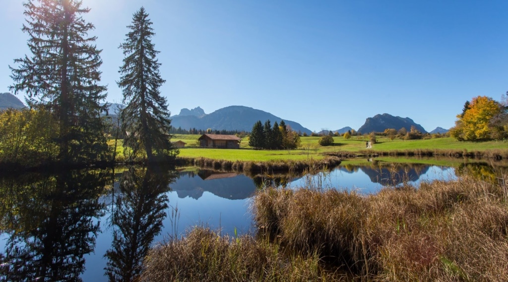 See in der Nähe von Pfronten, Bayern