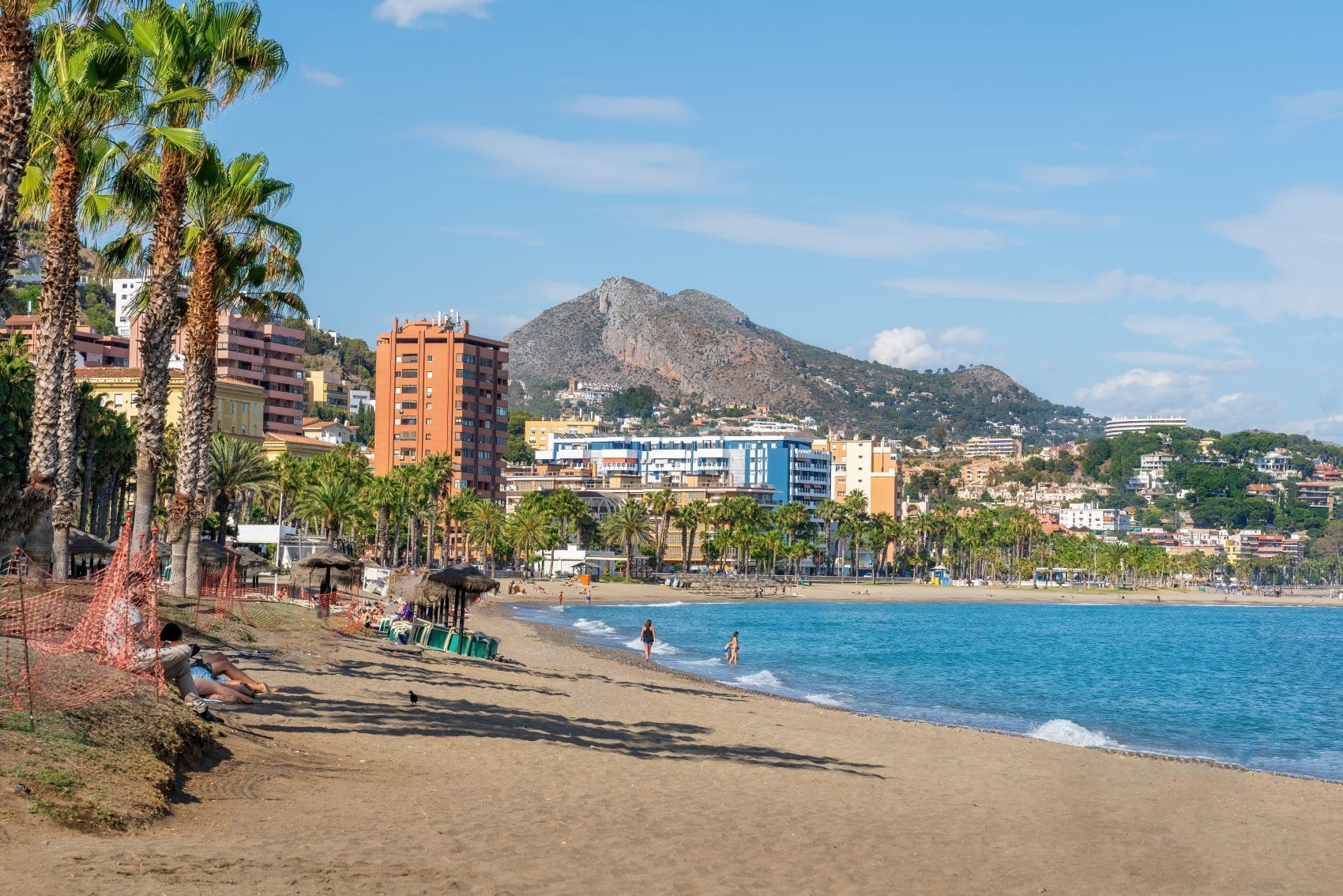 La Malagueta Beach in Malaga