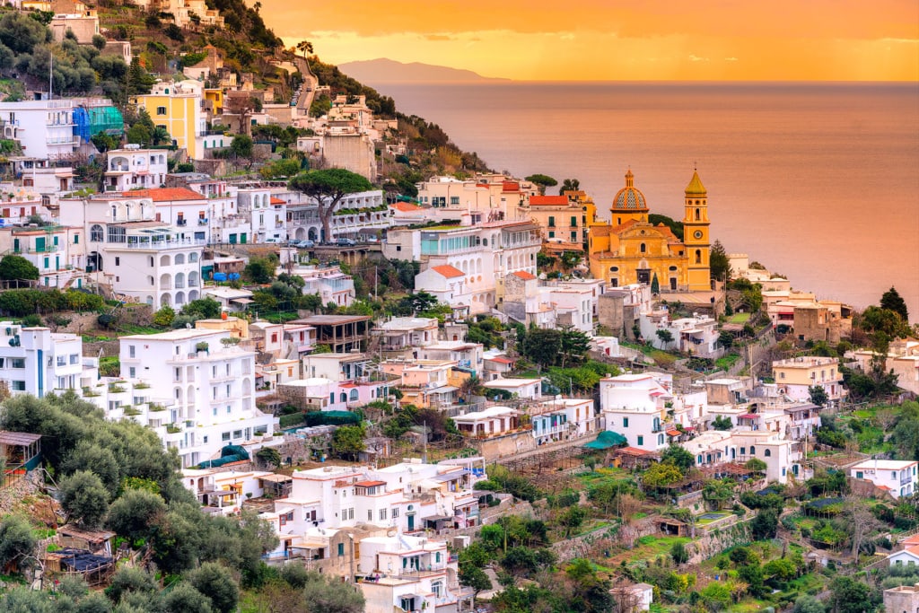 Praiano in der Abendsonne