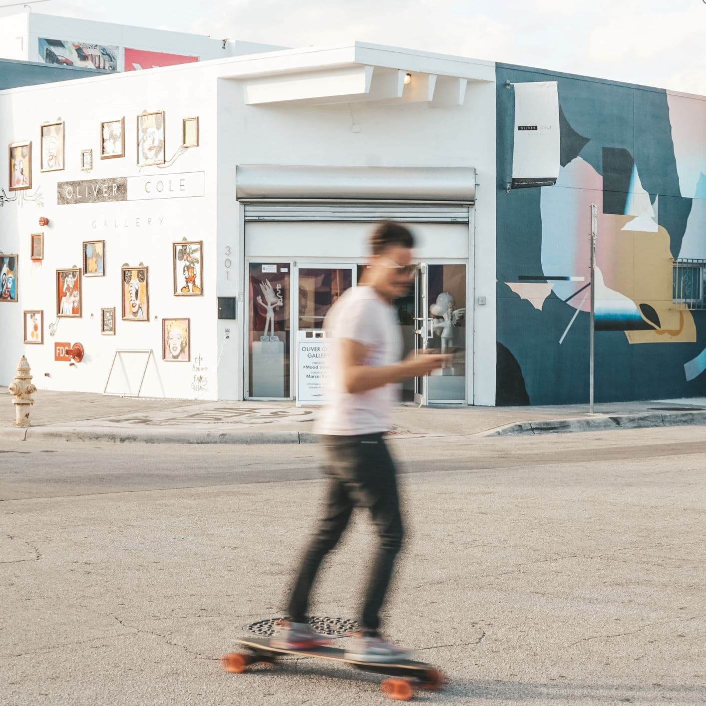 Skater in Wynwood, Miami