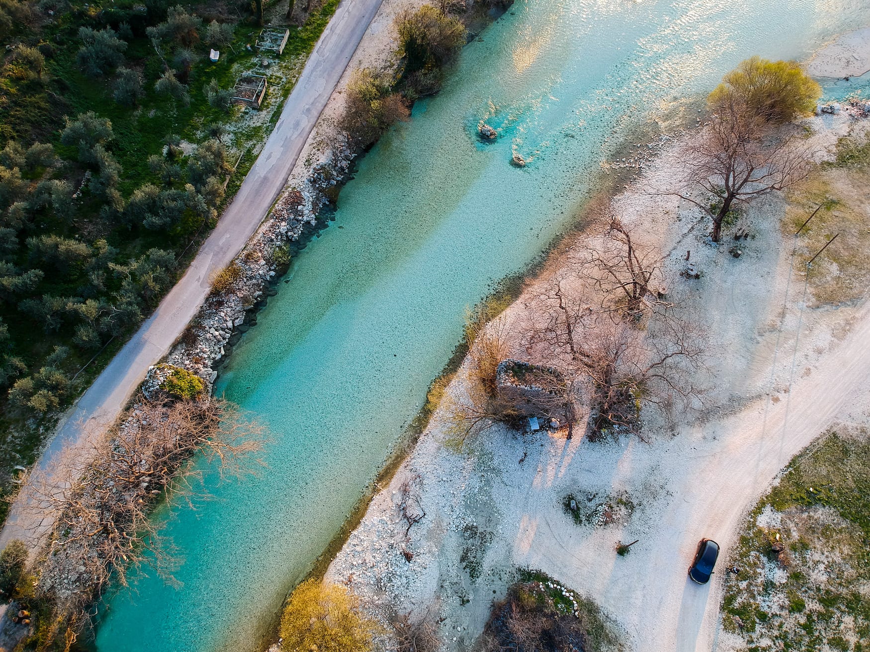 Der Acheron-Fluss entspringt in der griechischen Region Epirus