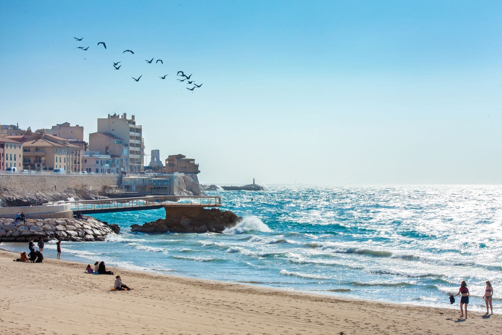 Plage de Catalans, Marseille
