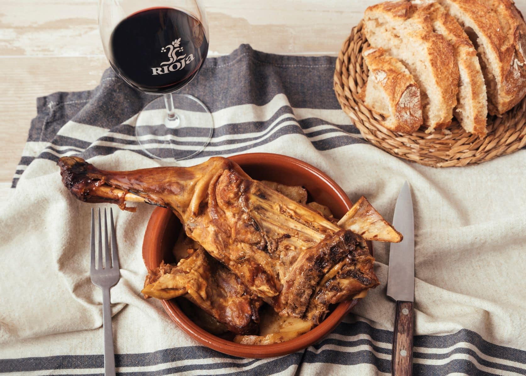 Schweinerippchen aus Rioja, Cordero