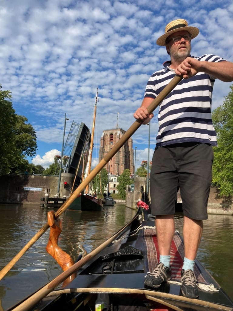 Gondelier Hette van den Brink in Leeuwarden