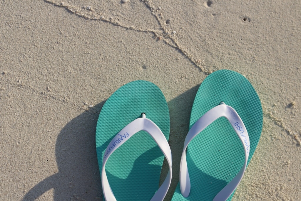 Im Faarufushi heißt es: Flipflops an!