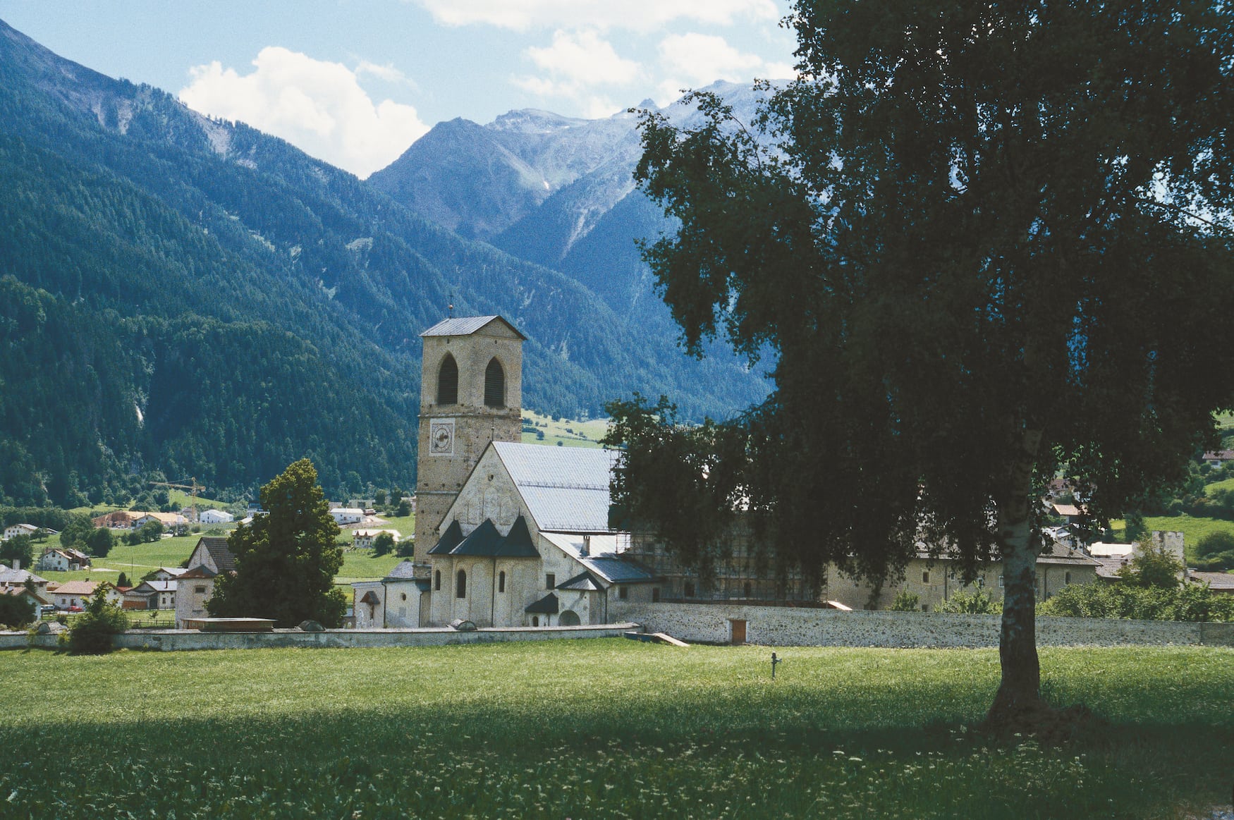Kloster St. Johann, UNESCO Weltkulturerbe in Muestair, Schweiz