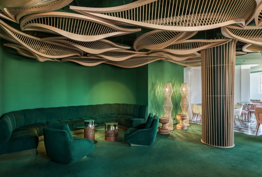 Lobby im Room Mate Macarena in Madrid