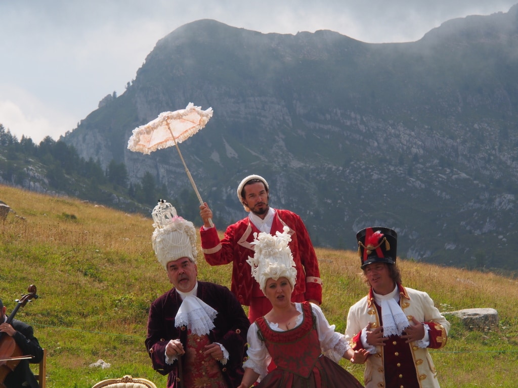 Die Opernaufführung bei den Sounds of the Dolomites war ein voller Erfolg.