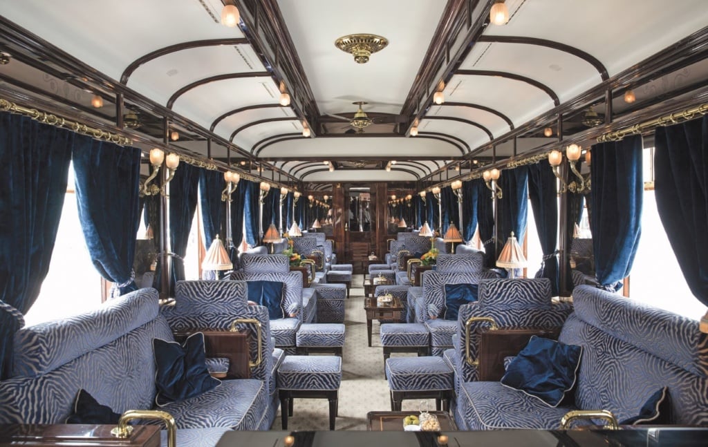 Aufenthalswaggon im Venice Simplon-Orient-Express