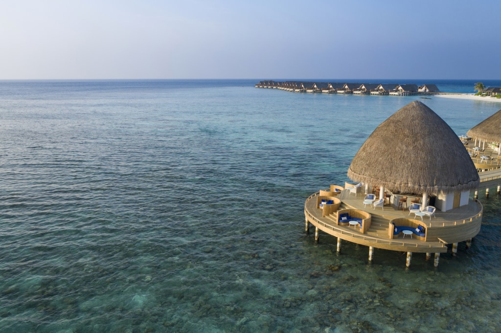 Das Faarufushi auf den Malediven bietet tolle Ausblicke von jeder Ecke.