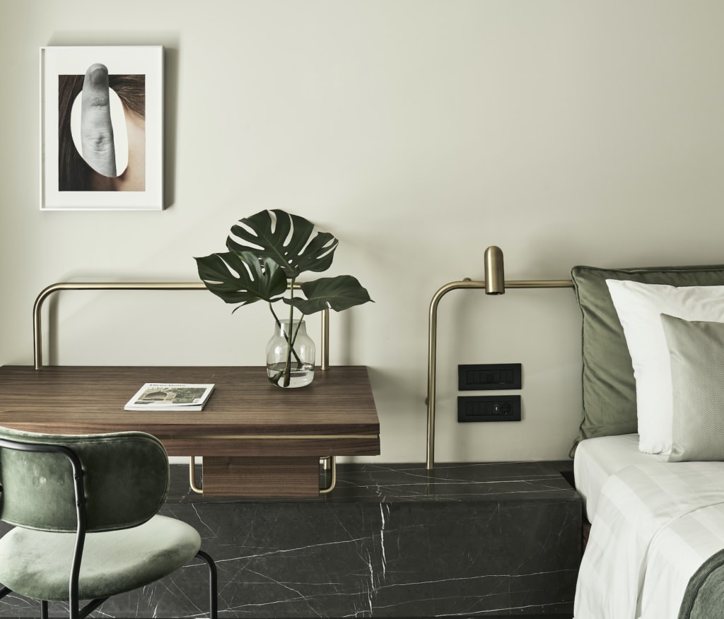 Moderne Inneneinrichtung im Designhotel Perianth in der griechischen Hauptstadt Athen