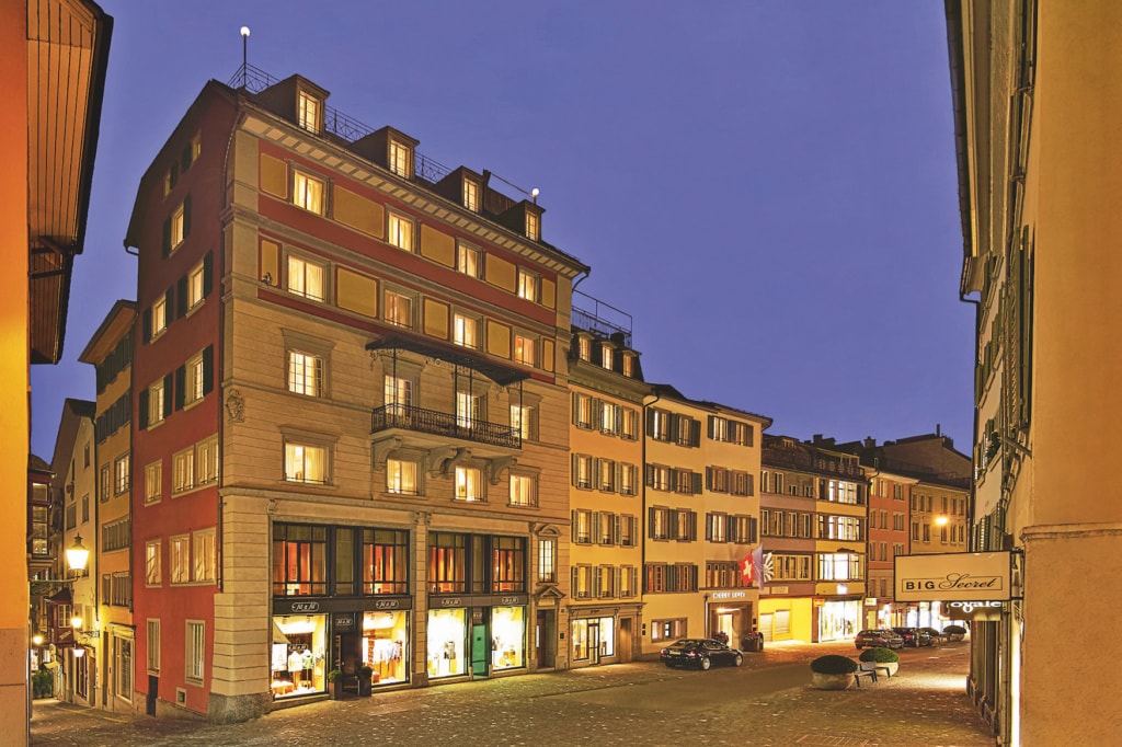 Fassade Hotel Widder Zürich
