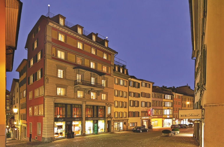 Fassade Hotel Widder Zürich