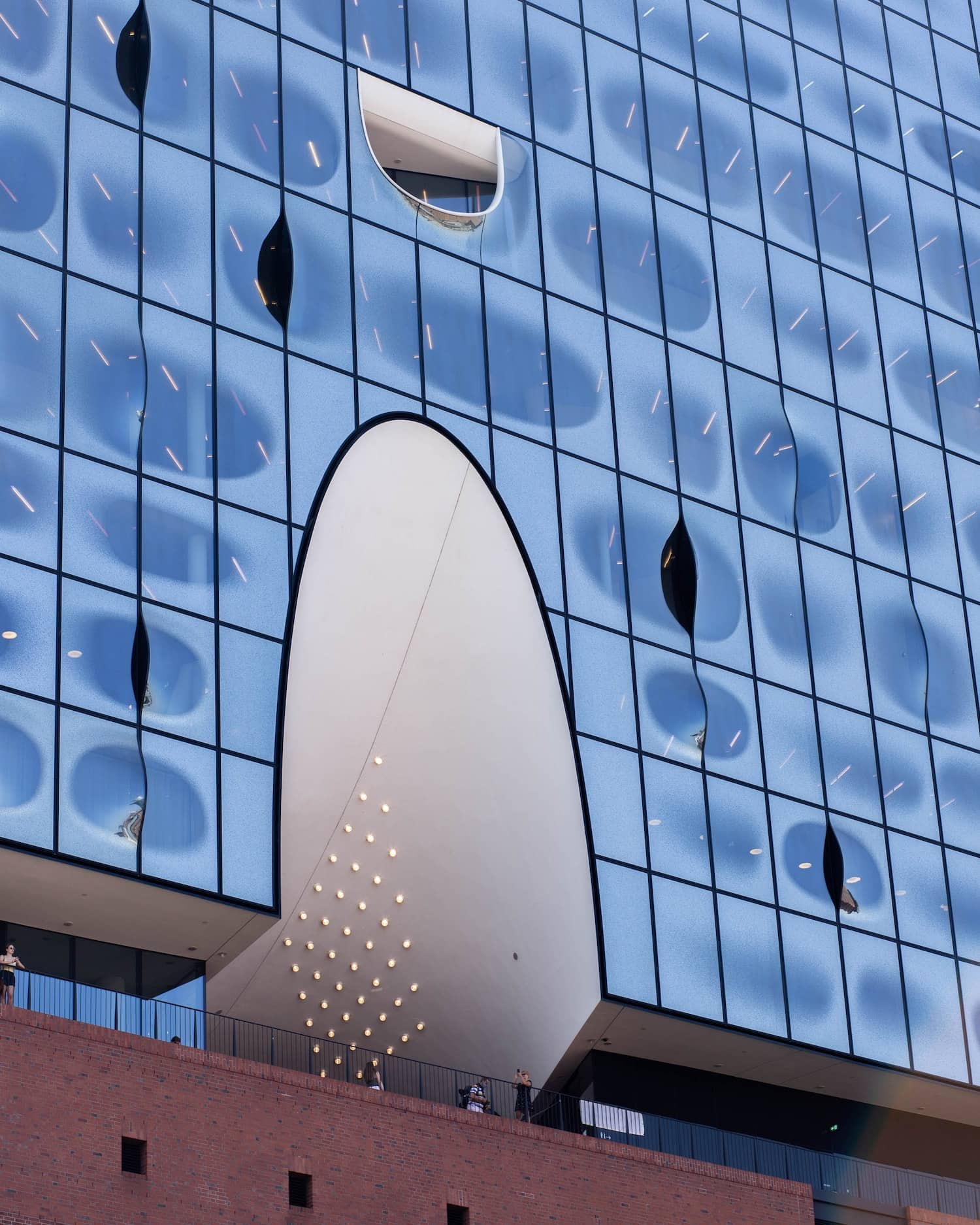 Besucherterrasse der Elbphilharmonie in Hamburg
