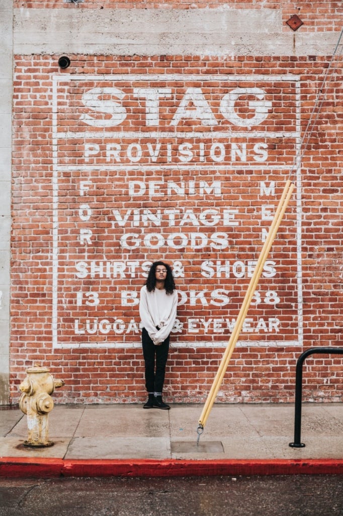 Hipster in Venice, Los Angeles