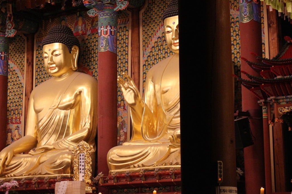 Religion spielt auch heute noch für viele Koreaner eine große Rolle. Diesen Tempel besuchte unser Autor auf seiner Südkorea-Reise.