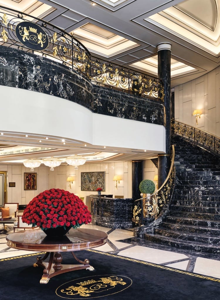 Lobby des Breidenbacher Hofs in Düsseldorf