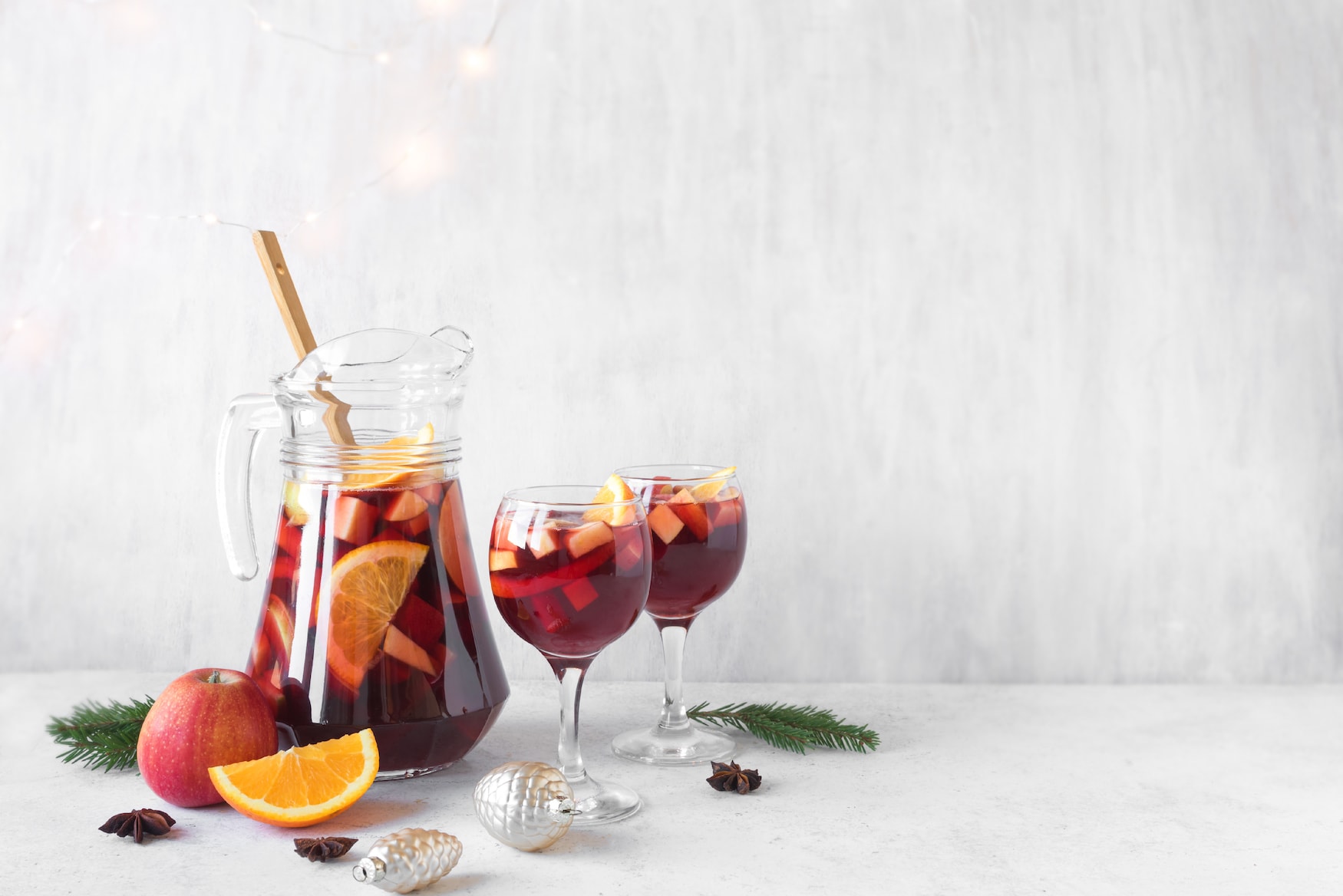Hot Sangria - Drink in Spanien an Weihnachten