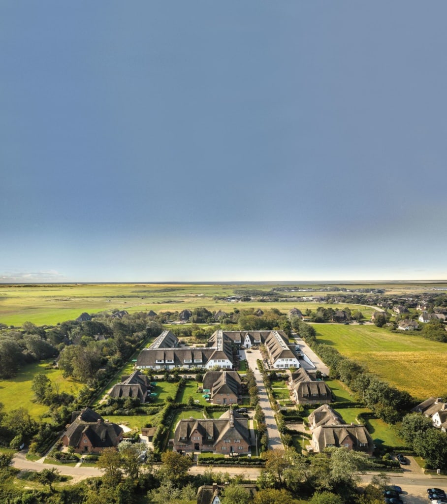 Vogelperspektive Severins Resort & Spa Sylt
