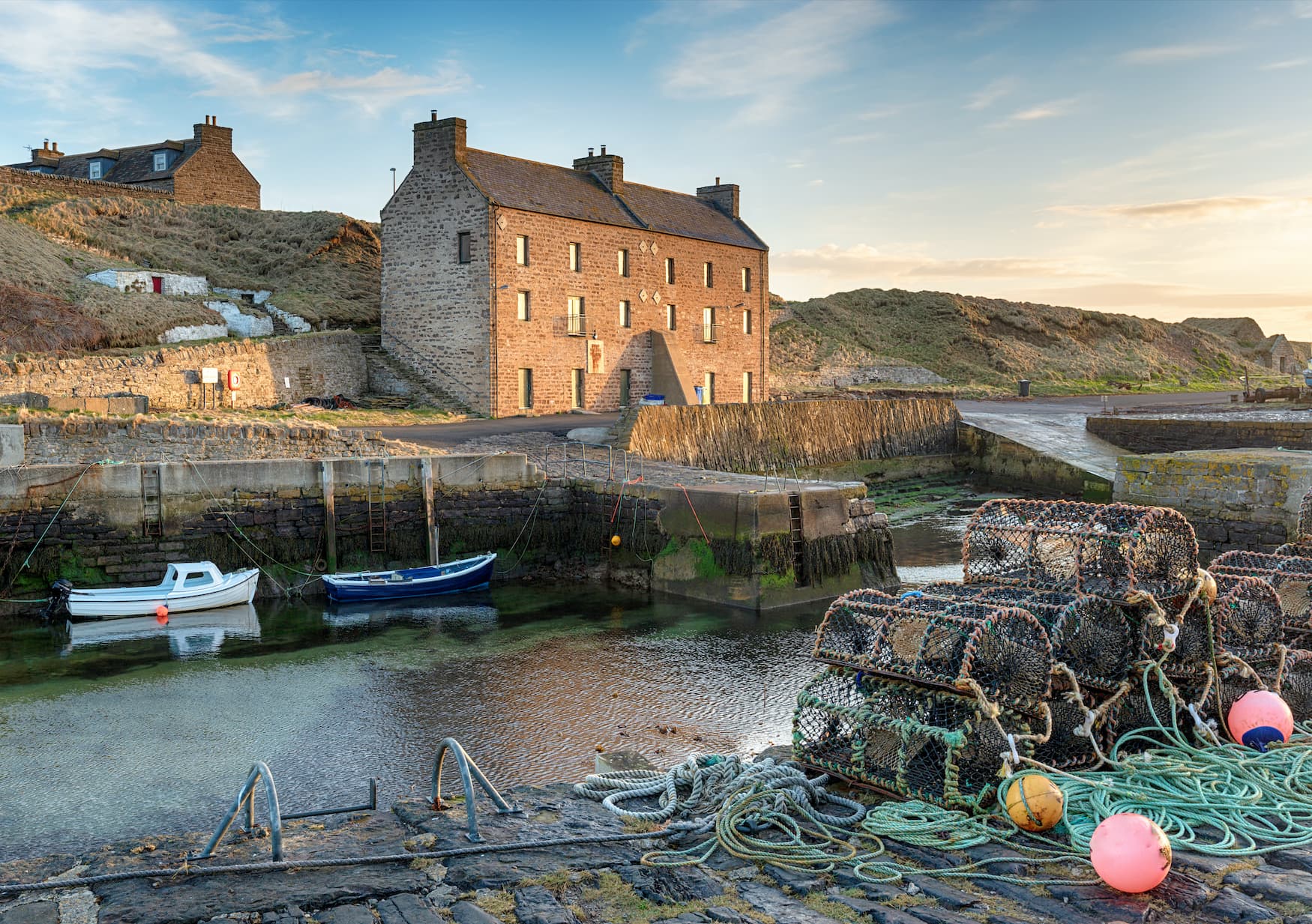 Keiss Harbour - Hafen in Schottland aus der Serie The Crown