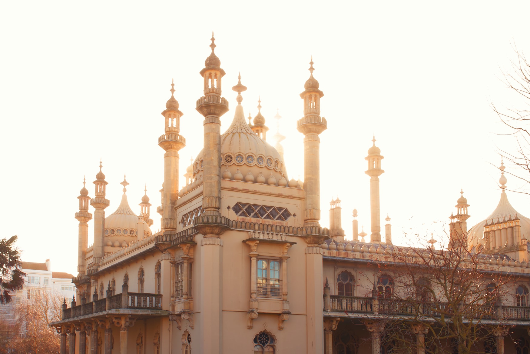The Royal Pavilion in Brighton bei Abendlicht