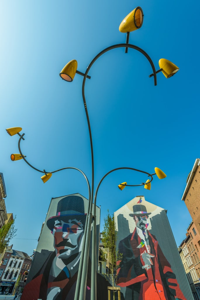 Fresken von Sozyone Gonzalez in Charleroi